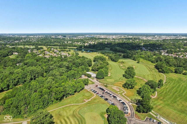 10792 Sawgrass Dr, Fishers, IN 46037 - aerial view of property's location featuring a local golf course and a tree filled landscape
