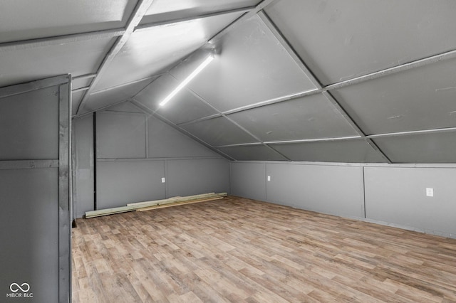 43 W Main St, North Vernon, IN 47265 - additional living space featuring lofted ceiling and wood finished floors