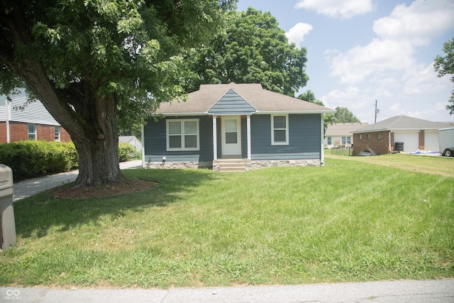 12 E N St, New Palestine, IN 46163 - view of front of property featuring a front yard