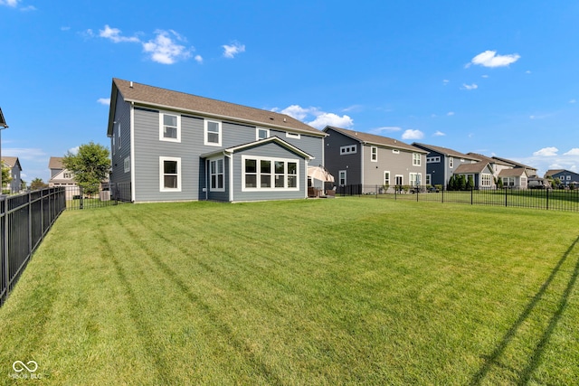 9978 Trafford Ct, Mccordsville, IN 46055 - back of house featuring a fenced backyard and a residential view