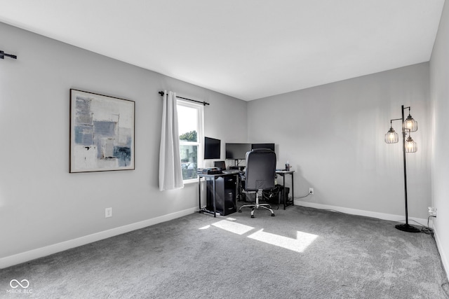 9978 Trafford Ct, Mccordsville, IN 46055 - carpeted office space featuring baseboards