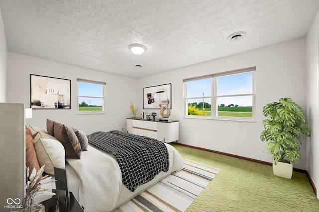 1620 W 300 S, Franklin, IN 46131 - carpeted bedroom featuring a textured ceiling