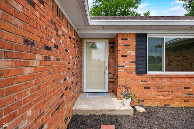 1620 W 300 S, Franklin, IN 46131 - doorway to property with brick siding