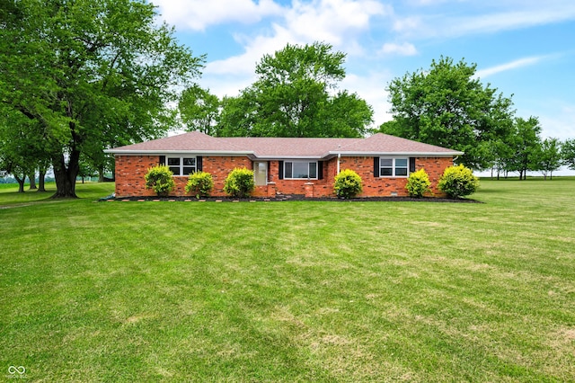1620 W 300 S, Franklin, IN 46131 - ranch-style home with a front lawn and brick siding