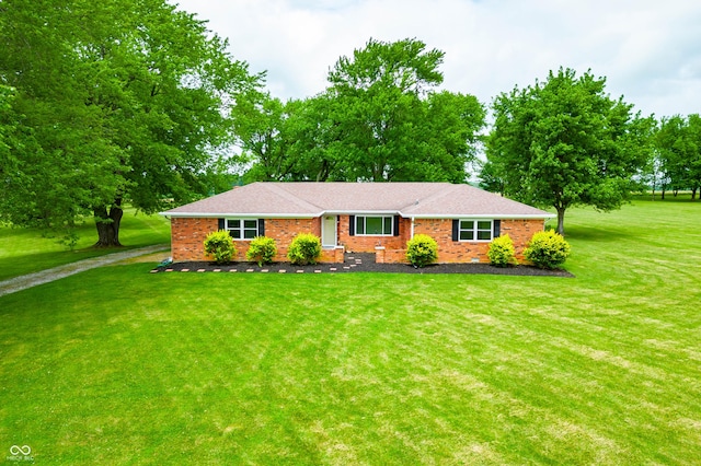 1620 W 300 S, Franklin, IN 46131 - view of front of house with brick siding and a front yard