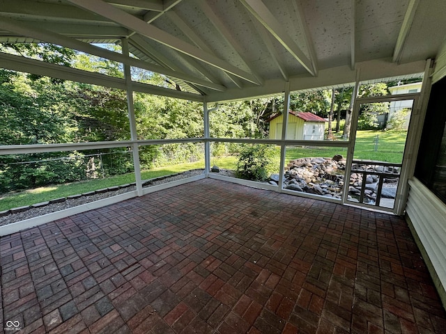 84 S Schenck Rd, Crawfordsville, IN 47933 - view of unfurnished sunroom
