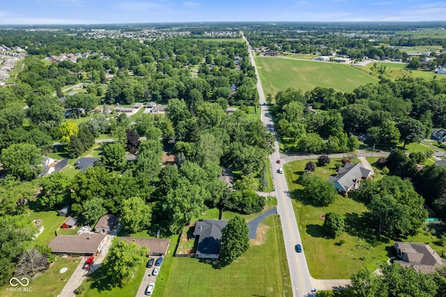4622 S Franklin Rd, Indianapolis, IN 46239 - aerial view of property's location with nearby suburban area