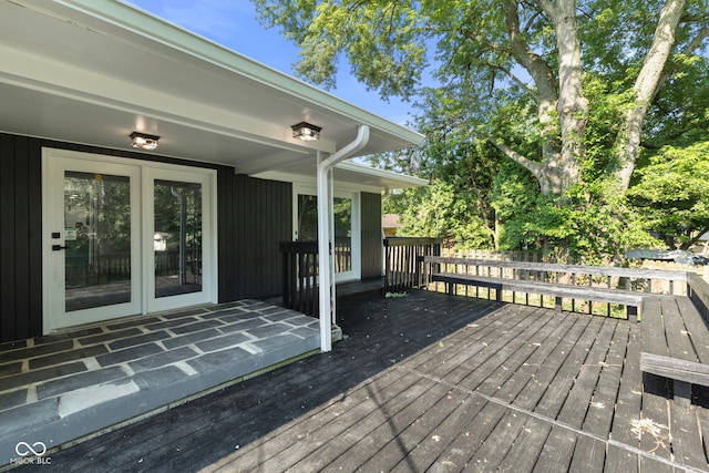 4622 S Franklin Rd, Indianapolis, IN 46239 - deck featuring french doors