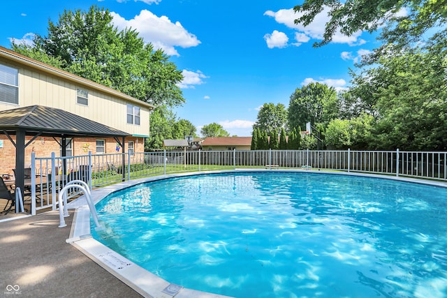 8413 Slippery Elm Ct, Indianapolis, IN 46227 - view of pool featuring a gazebo