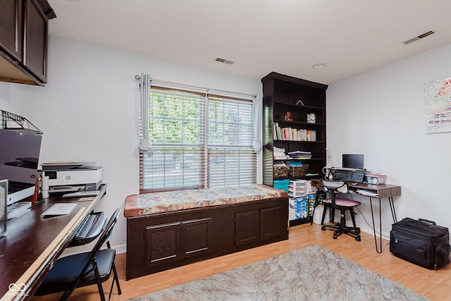 6136 Sandcherry Dr, Indianapolis, IN 46236 - office area featuring light wood-style flooring