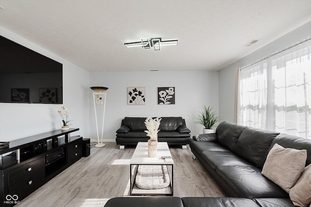6136 Sandcherry Dr, Indianapolis, IN 46236 - living room with light wood finished floors and baseboards
