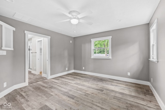 4359 N State Road 75th Hwy, North Salem, IN 46165 - empty room featuring a ceiling fan and wood finished floors