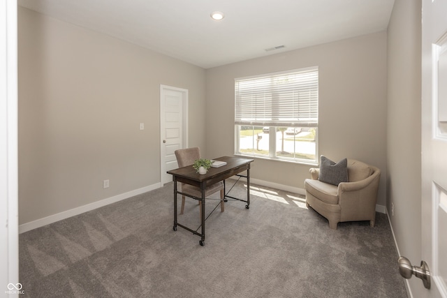 20141 Willenhall Way, Westfield, IN 46074 - carpeted office space featuring baseboards and recessed lighting
