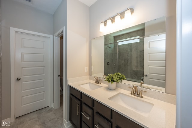 20141 Willenhall Way, Westfield, IN 46074 - full bath featuring double vanity and a shower stall