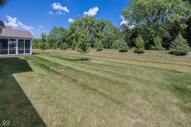 20141 Willenhall Way, Westfield, IN 46074 - view of green lawn featuring a sunroom