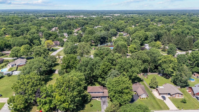 296 Summit Ridge Dr, Greenwood, IN 46142 - aerial view of property's location with nearby suburban area