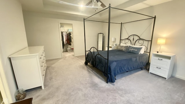 4081 Lotus St, Plainfield, IN 46168 - bedroom featuring light carpet and a spacious closet