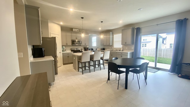 4081 Lotus St, Plainfield, IN 46168 - dining area with recessed lighting