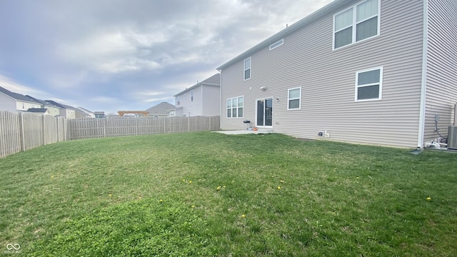 4081 Lotus St, Plainfield, IN 46168 - rear view of property with a fenced backyard