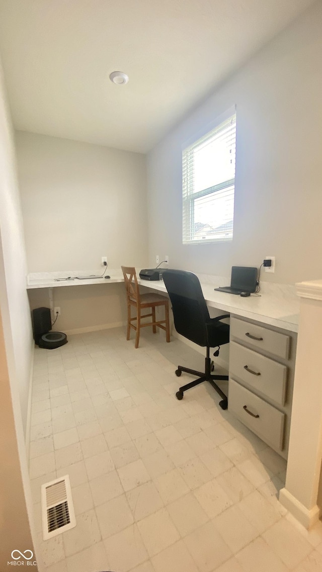 4081 Lotus St, Plainfield, IN 46168 - office area featuring built in study area and baseboards