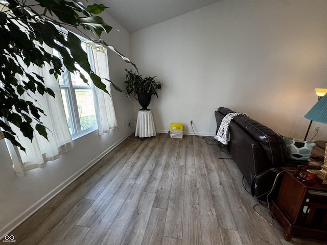 602 Tuscany Trl, Lapel, IN 46051 - sitting room with wood finished floors and lofted ceiling
