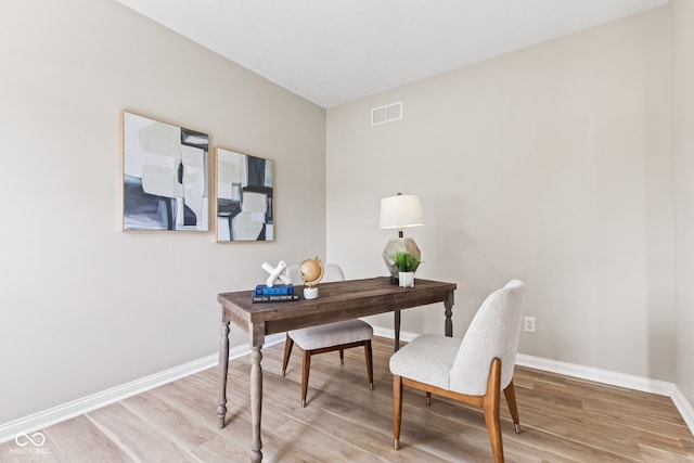 5910 Hickory Woods Dr, Plainfield, IN 46168 - office area featuring light wood-type flooring and baseboards