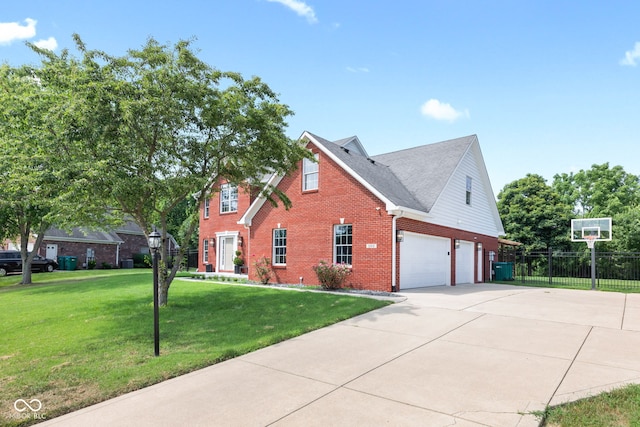 5910 Hickory Woods Dr, Plainfield, IN 46168 - view of front of house featuring an attached garage, driveway, and brick siding