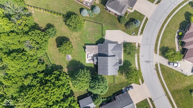5910 Hickory Woods Dr, Plainfield, IN 46168 - aerial view