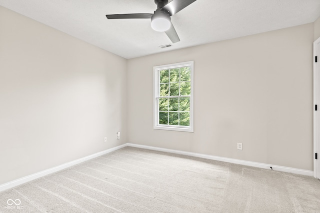 5910 Hickory Woods Dr, Plainfield, IN 46168 - carpeted empty room featuring baseboards and ceiling fan
