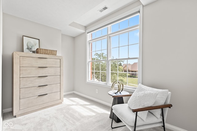 5910 Hickory Woods Dr, Plainfield, IN 46168 - living area with baseboards and carpet flooring