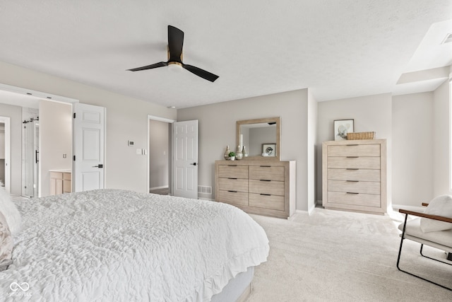 5910 Hickory Woods Dr, Plainfield, IN 46168 - bedroom featuring carpet, a ceiling fan, and a skylight