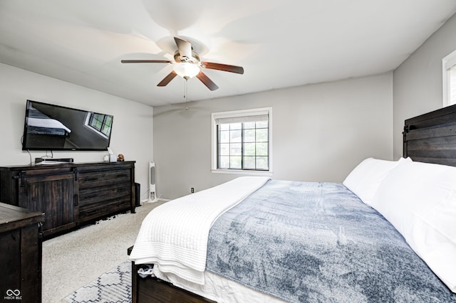 2206 Boston Ct Unit B, Indianapolis, IN 46228 - bedroom with carpet and a ceiling fan