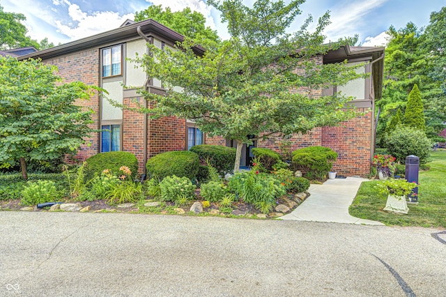 2206 Boston Ct Unit B, Indianapolis, IN 46228 - view of front of property with brick siding