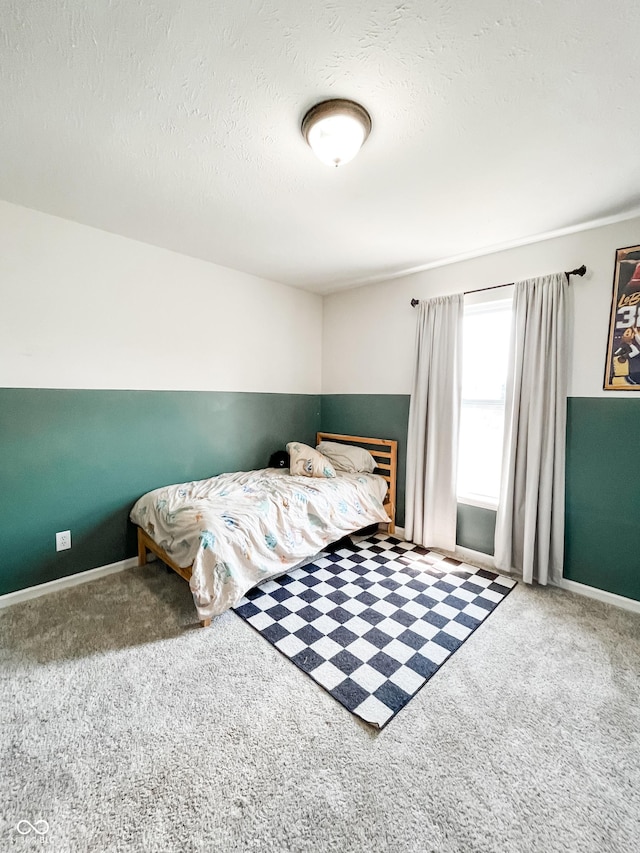 258 Center Ln, Crawfordsville, IN 47933 - carpeted bedroom with a textured ceiling
