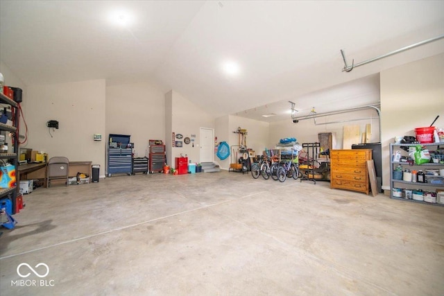 1615 N Blue Rd, Greenfield, IN 46140 - view of garage