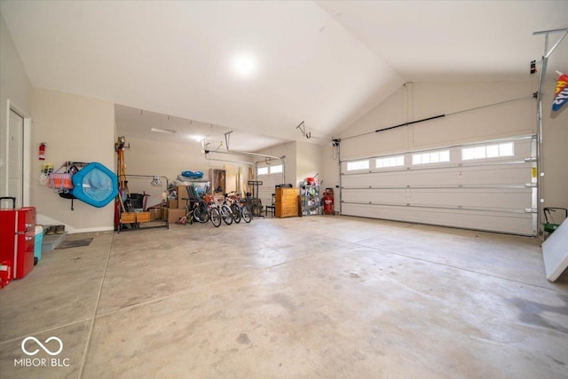 1615 N Blue Rd, Greenfield, IN 46140 - view of garage