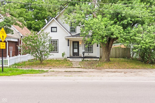 525 N Concord St N, Indianapolis, IN 46222 - view of front of house featuring covered porch