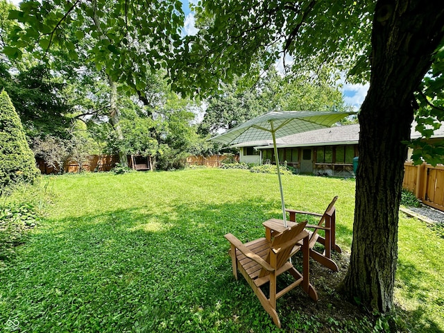 6209 N Parker St, Indianapolis, IN 46220 - view of fenced backyard