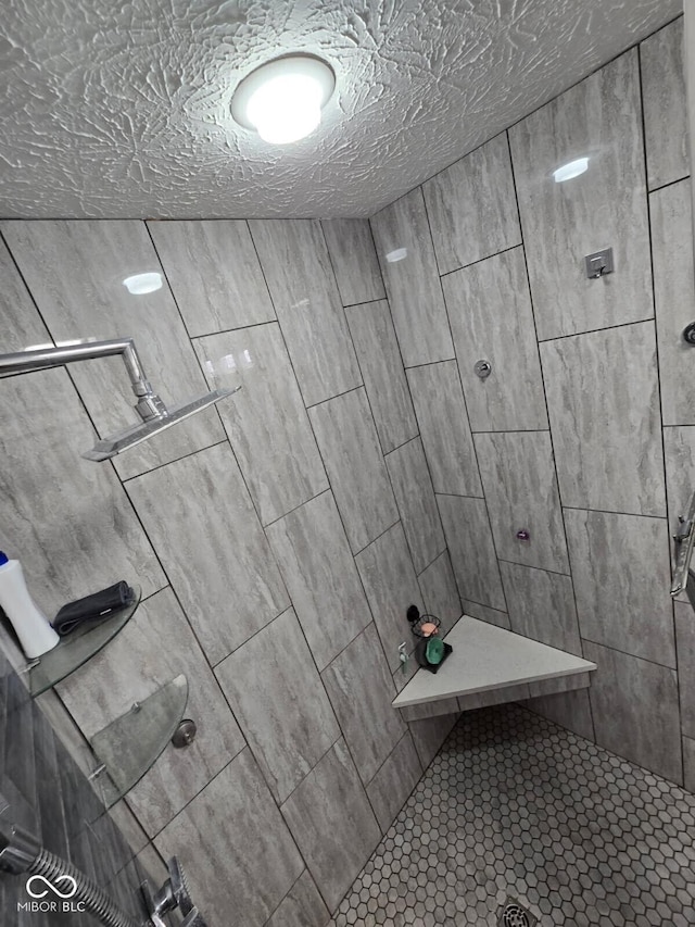10450 Wintergreen Way, Indianapolis, IN 46234 - bathroom with a tile shower