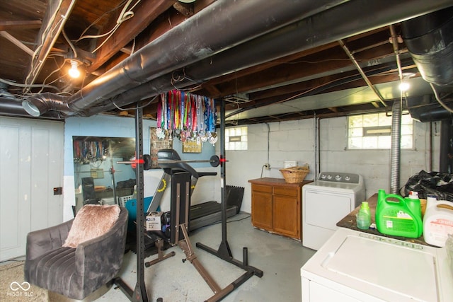 3459 W Michigan St, Indianapolis, IN 46222 - basement with independent washer and dryer