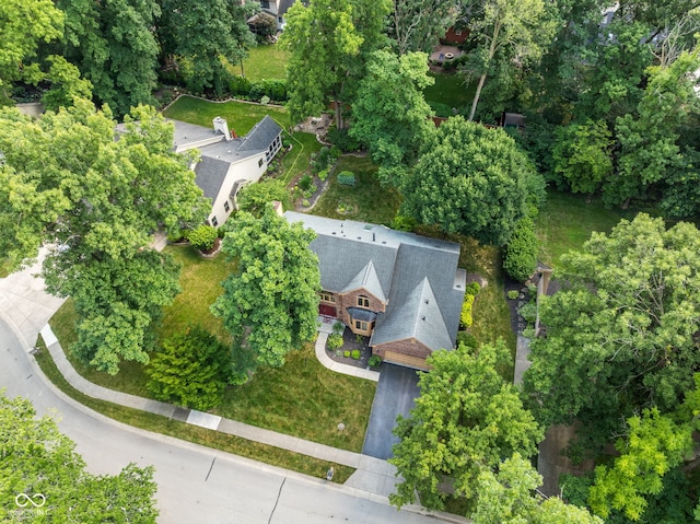 7621 Forest Dr, Fishers, IN 46038 - view of subject property with a tree filled landscape