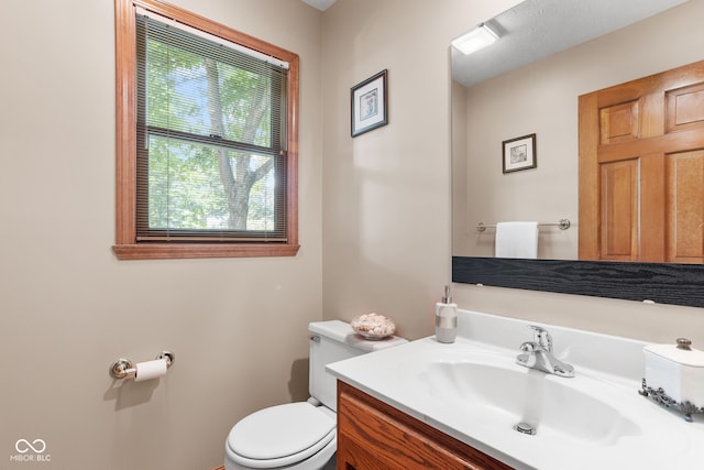 7621 Forest Dr, Fishers, IN 46038 - bathroom featuring toilet and vanity