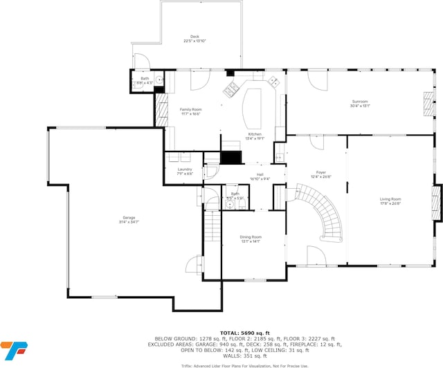 115 Jordan Rd, Indianapolis, IN 46217 - view of room layout