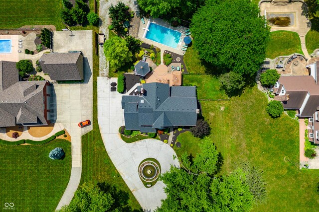 115 Jordan Rd, Indianapolis, IN 46217 - aerial view of a pool