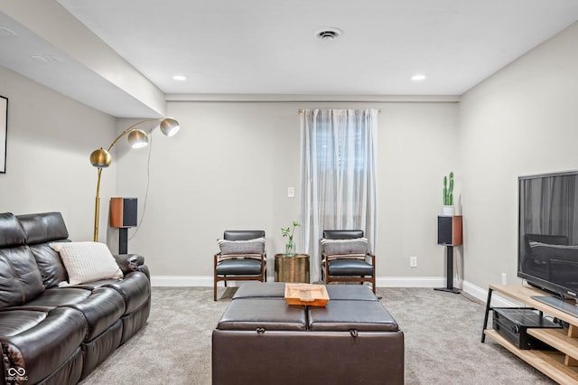 115 Jordan Rd, Indianapolis, IN 46217 - living area with carpet and recessed lighting