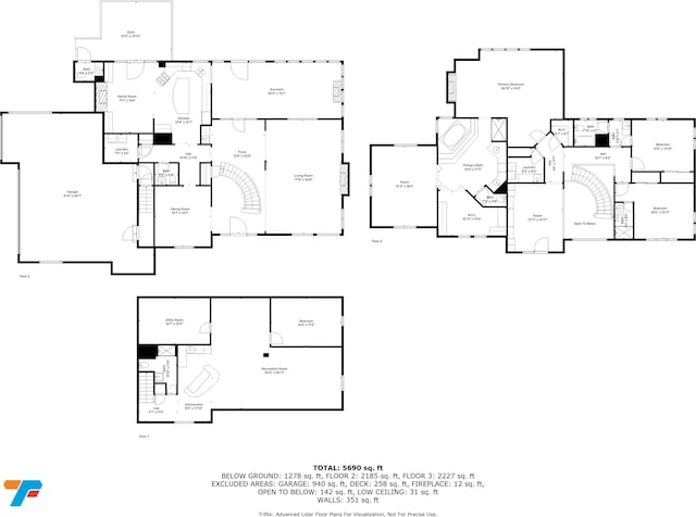 115 Jordan Rd, Indianapolis, IN 46217 - view of floor plan / room layout