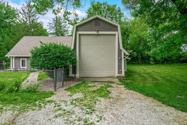 115 Jordan Rd, Indianapolis, IN 46217 - detached garage featuring driveway