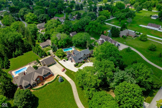 115 Jordan Rd, Indianapolis, IN 46217 - aerial view of a pool