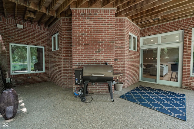 13299 W Wildflower Dr, Columbus, IN 47201 - view of patio / terrace with area for grilling