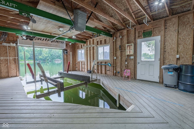 13299 W Wildflower Dr, Columbus, IN 47201 - misc room featuring a garage